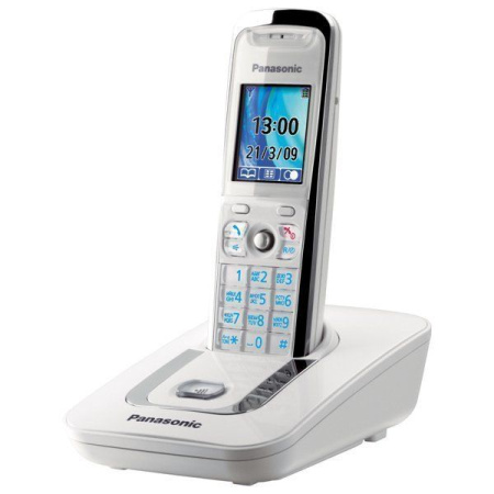 Panasonic KX-TG8411RUW, беспроводной DECT телефон  (белый)