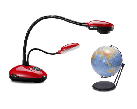 Lumens DC170, документ-камера портативная FullHD 1080p / 30fps, на гибком держателе, USB 2.0, слот для SD-карт, дополнительная лампа