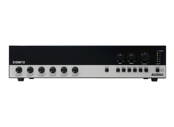 AUDAC COM12MK2, микшер-усилитель AUDAC COM12MK2, микшер-усилитель
