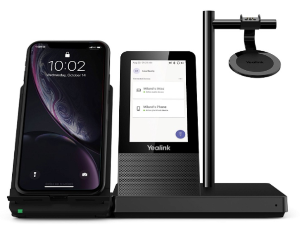 Yealink WH66 Dual UC, беспроводная моно-гарнитура, UC Workstation Yealink WH66 Dual UC, беспроводная моно-гарнитура, UC Workstation