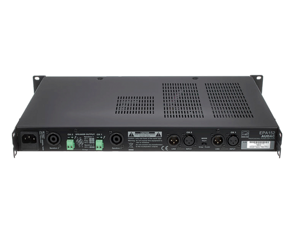 AUDAC EPA152, двухканальный низкоомный усилитель AUDAC EPA152, двухканальный низкоомный усилитель