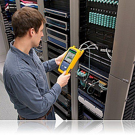 Fluke Networks OFP-100-SI - оптический рефлектометр SM (1310/1550 нм) + видеомикроскоп