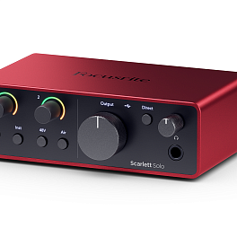 FOCUSRITE Scarlett Solo 4th Gen внешняя звуковая карта