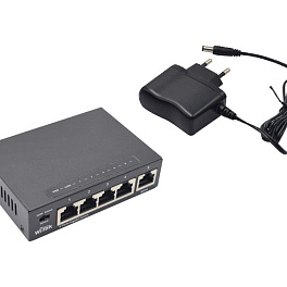 WI-TEK WI-SG105 (v2), неуправляемый гигабитный коммутатор