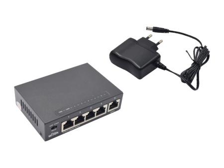 WI-TEK WI-SG105 (v2), неуправляемый гигабитный коммутатор