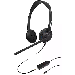 VoiceXpert VXH-700DJ-C, проводная гарнитура для офиса (USB-C и 3.5 мм), аналог Plantronics BlackWire C3225
