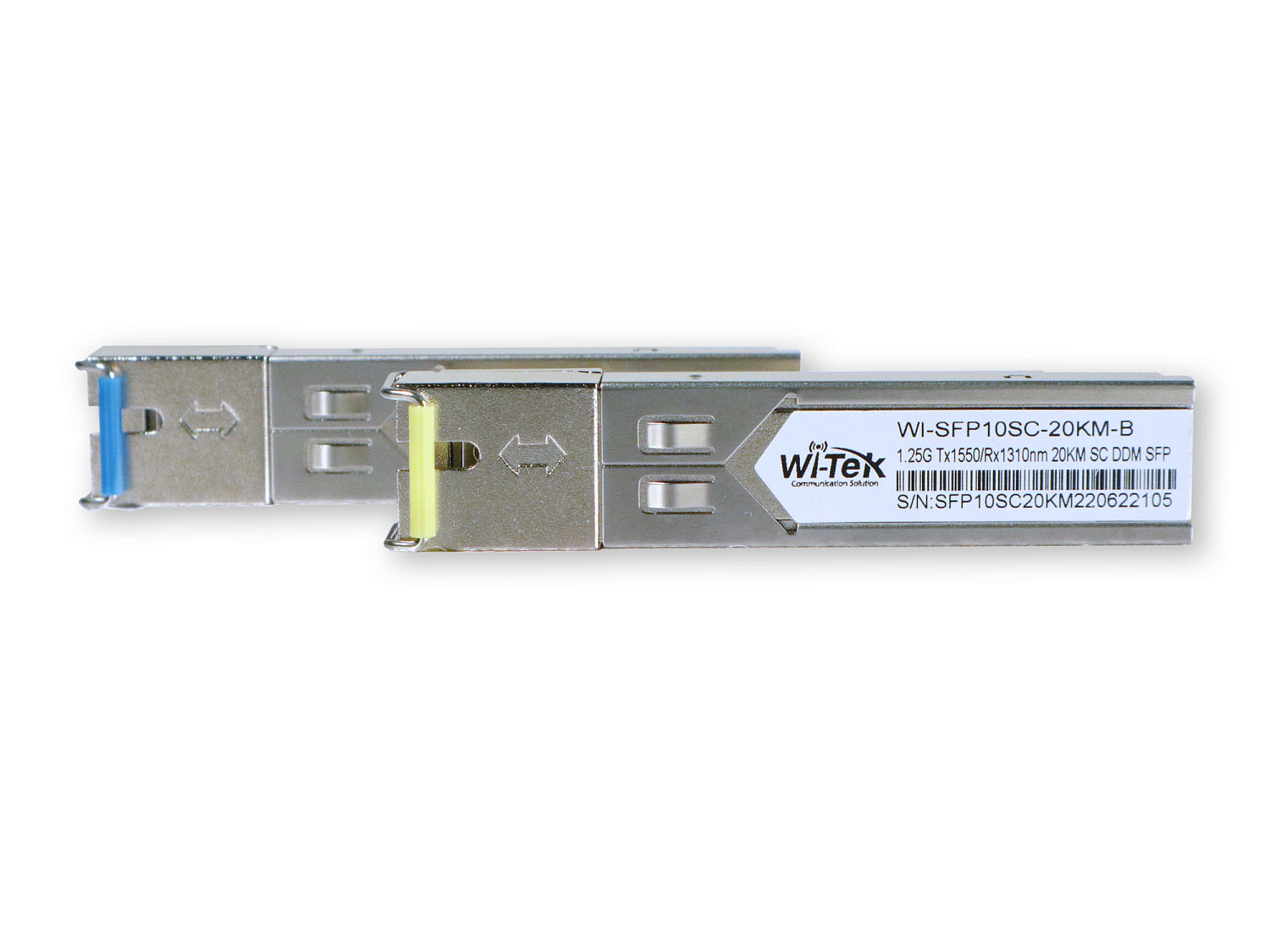 WI-TEK WI-SFP10SC-20KM, комплект оптических трансиверов SFP WDM