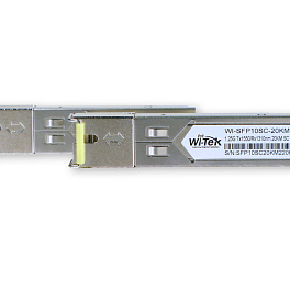 WI-TEK WI-SFP10SC-20KM, комплект оптических трансиверов SFP WDM WI-TEK WI-SFP10SC-20KM, комплект оптических трансиверов SFP WDM
