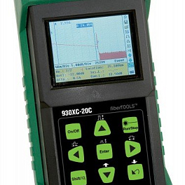 Greenlee 930XC-20C - оптический рефлектометр (1310/1550нм) с функцией оптического тестера и визуализатора повреждений, UPC/SC