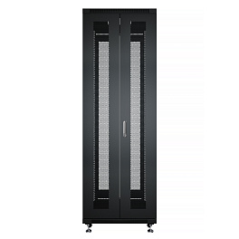 Cabeus, ND-05C-42U60/120-BK, шкаф монтажный телекоммуникационный 19" 42U 600x1200x2055mm (ШхГхВ), цвет черный (RAL 9004)