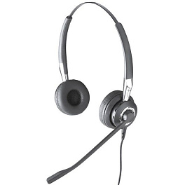 Jabra BIZ 2400 Duo (2409-890-104), профессиональная телефонная гарнитура для контакт и call-центров