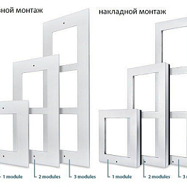 Рамка для врезного монтажа одинарного модуля (используется с 2N-9155014)