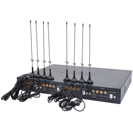Addpac AP-GS2500, базовое шасси многоканального модульного VoIP-GSM шлюза