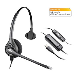 Plantronics SupraPlus™NC Wideband USB, профессиональная гарнитура