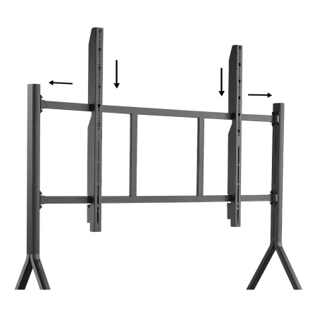 Prestel MOB-6586, мобильная напольная стойка для интерактивной панели 65-86"