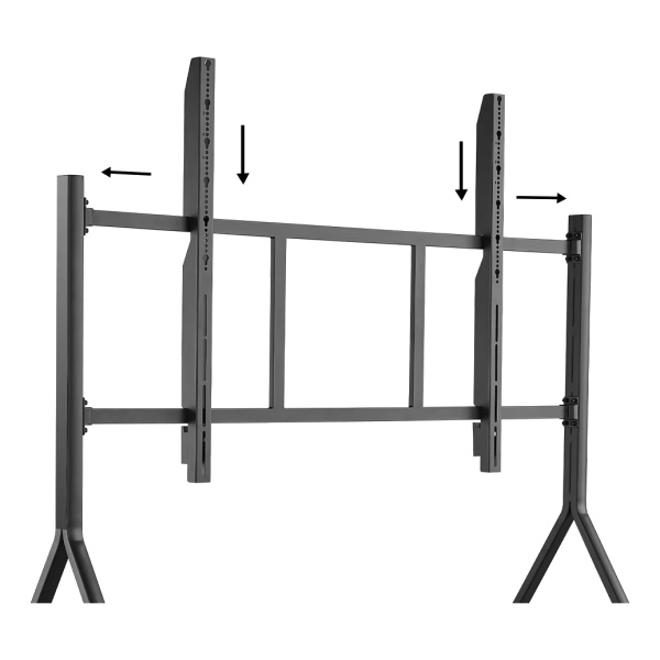 Prestel MOB-6586, мобильная напольная стойка для интерактивной панели 65-86"