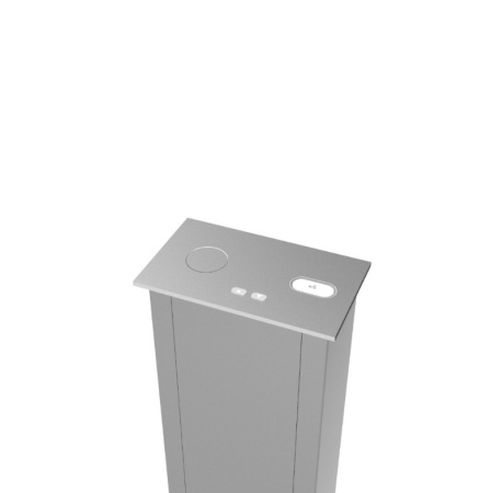 Prestel XLM-DUS, выдвижной моторизированный микрофон делегата серебристый