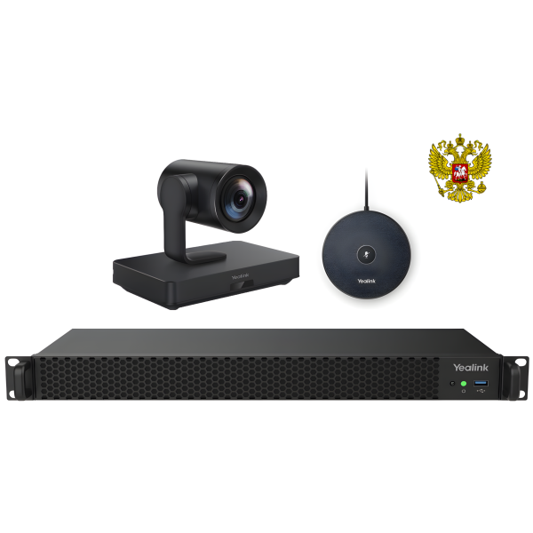 M500PRO-AVI-RU Видеотерминал Yealink (MeetingEye 500Pro, UVC84/85, VCM35, VCH51, ПДУ, кабели)