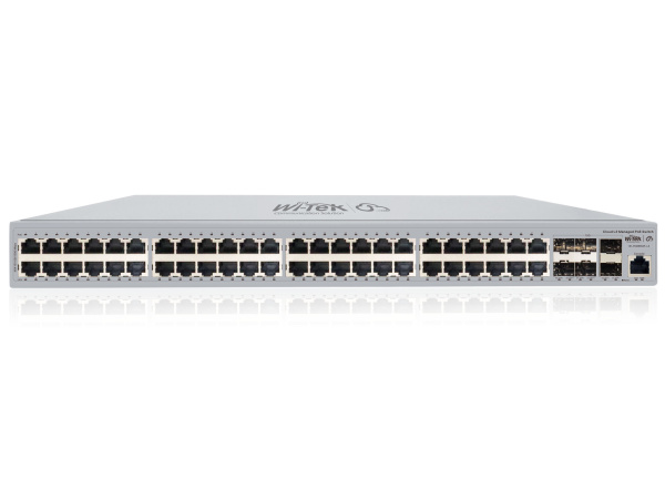 WI-TEK WI-PCMS554F-L3 (v2), управляемый L3-коммутатор
