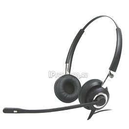 Jabra BIZ 2400 Duo (2409-800-104), профессиональная телефонная гарнитура для контакт и call-центров