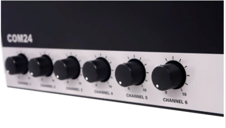AUDAC COM24MK2, микшер-усилитель AUDAC COM24MK2, микшер-усилитель