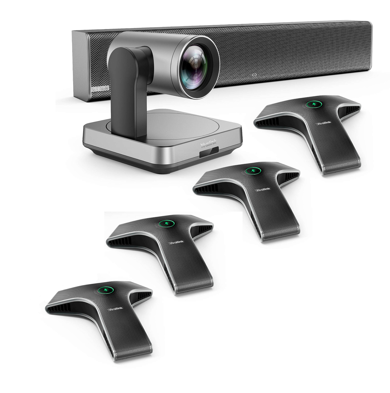 Yealink UVC84-mic-4-Wired комплект для видеоконференцсвязи