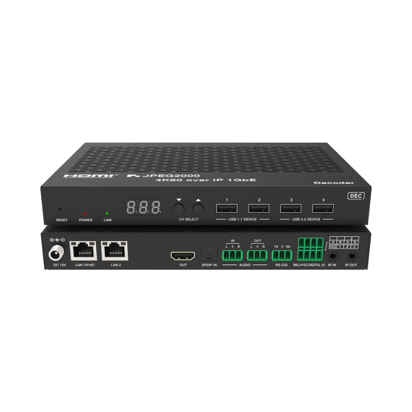 Prestel IPN-4KJ2000PRX-D, приемник JPEG2000 4K60