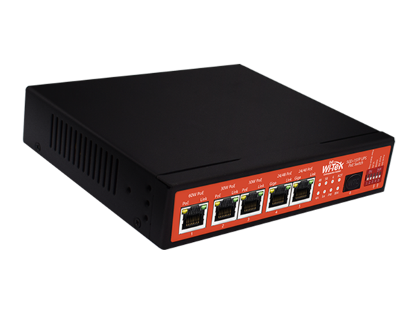 WI-TEK WI-PS306GF-UPS v3, неуправляемый гигабитный коммутатор