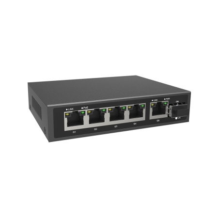 Prestel NS1-4C1-110P-1C1-1F1, PoE-коммутатор