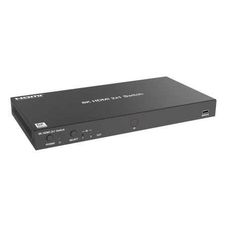 Lideo SW21CA-8K, коммутатор 2x1 HDMI 2.1