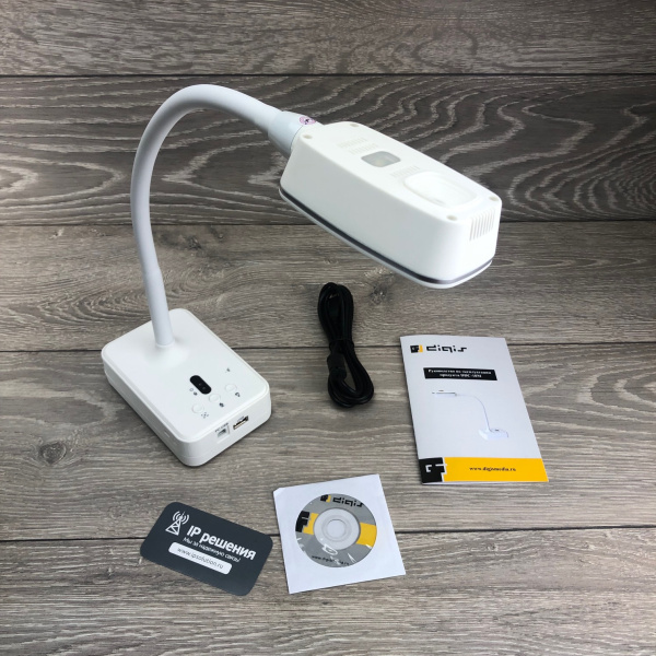 DDC-10M документ-камера (10 Мп, A3/A4/A5, видео 30 fps, гибкий держатель, автофокус)