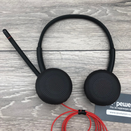 Plantronics BlackWire C3225-A - проводная гарнитура (стерео, jack 3.5/USB-A)