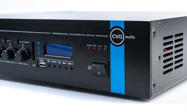 CVGaudio M-123Tmz, микшер-усилитель с встроенным модулем источника сигнала CVGaudio M-123Tmz, микшер-усилитель с встроенным модулем источника сигнала