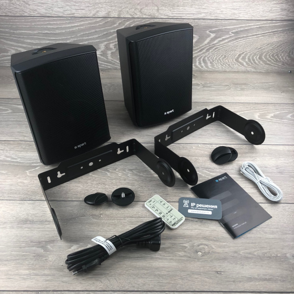 Акустика Apart SDQ5PIR-BL, настенная, активная (черный) Акустика Apart SDQ5PIR-BL, настенная, активная (черный)