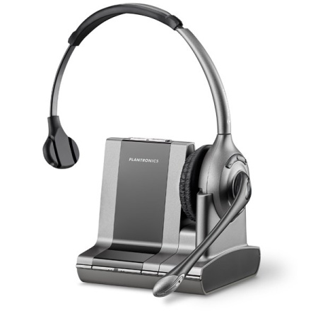 Plantronics Savi Office WO300 Over-the-head (Monaural), беспроводная гарнитура