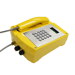J&R JREX106-FK-SIP, взрывозащитный телефон (клавиатура, без крышки, PoE, без БП)