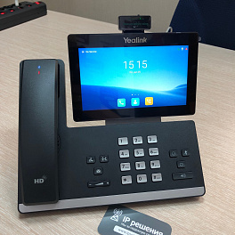 Yealink SIP-T58W Pro с камерой, ip-телефон (Android, WiFi, Bluetooth трубка, GigE)