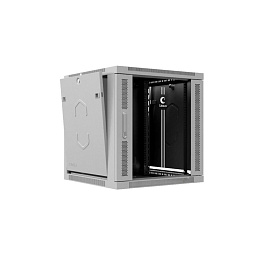 Cabeus, SH-05F-9U60/35, шкаф телекоммуникационный настенный 19" 9U 600x350x501mm (ШхГхВ) дверь стекло
