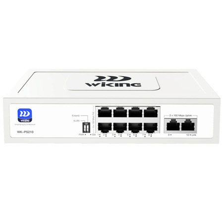 WI-TEK WK-PS210 v2, неуправляемый коммутатор