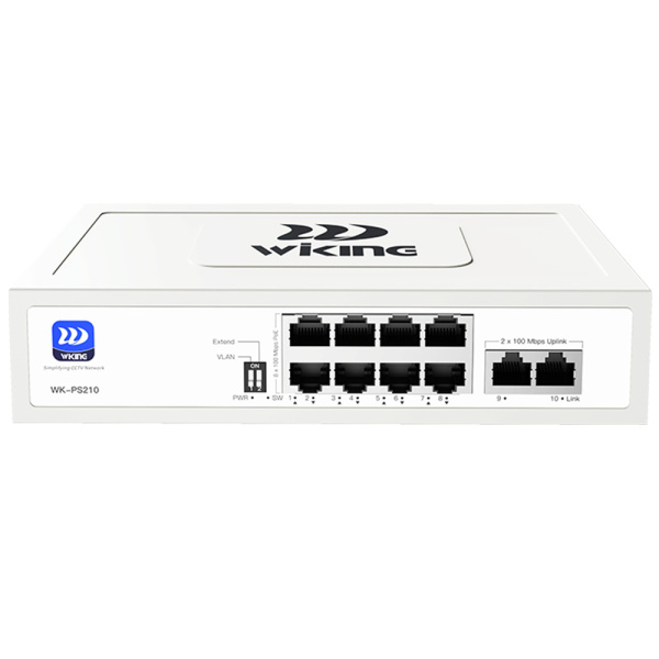 WI-TEK WK-PS210 v2, неуправляемый коммутатор