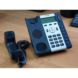 ATCOM A10, IP-телефон, чб LCD 3", 2x10/100TX, 1 SIP линия, БП в комплекте