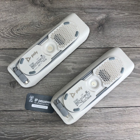 Poly Sync 40+ DUO,  комплект из 2-х спикерфонов для компьютера и мобильных устройств  (USB-A+C, адаптер BT600)