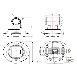Prestel 4K-PTZ605A, камера для видеоконференцсвязи 