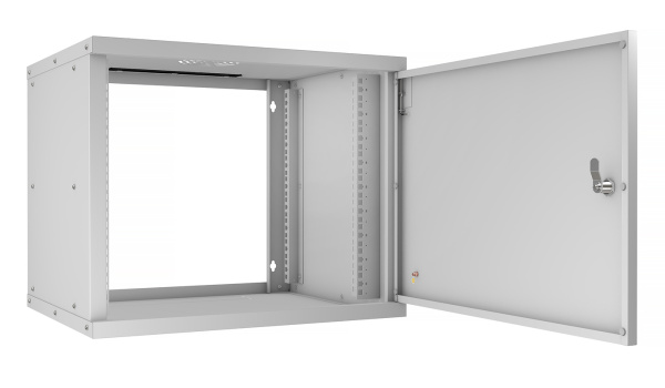 Cabeus, WSC-05D-9U55/45m, шкаф телекоммуникационный настенный 19" 9U, серия LIGHT разборный, дверь металл, цвет серый Cabeus, WSC-05D-9U55/45m, шкаф телекоммуникационный настенный 19" 9U, серия LIGHT разборный, дверь металл, цвет серый