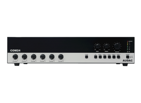 AUDAC COM24MK2, микшер-усилитель AUDAC COM24MK2, микшер-усилитель