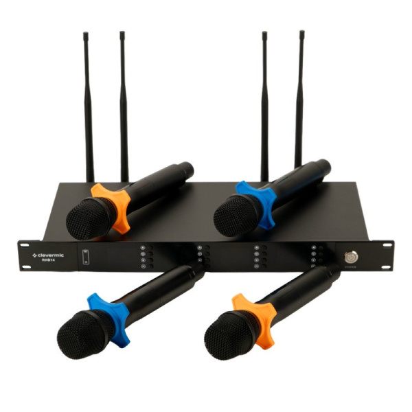 CleverMic RH14, радиосистема с 4 ручными микрофонами
