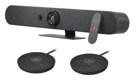 Logitech Rally Bar Mini GRAPHITE, видеобар (комплект с 2-мя микрофонами)