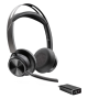 Poly Voyager Focus 2 UC - беспроводная гарнитура для ПК и мобильного телефона (Bluetooth, Hybrid ANC, адаптер BT700 USB-С)