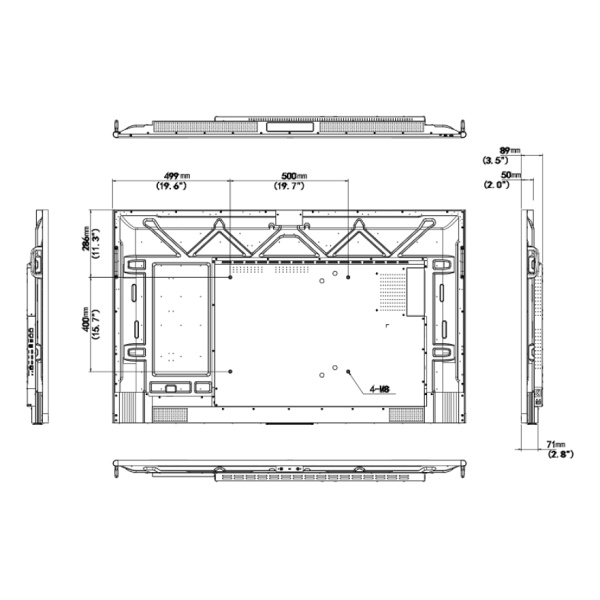 Uniview MW3565-U-E, интерактивная панель 65"