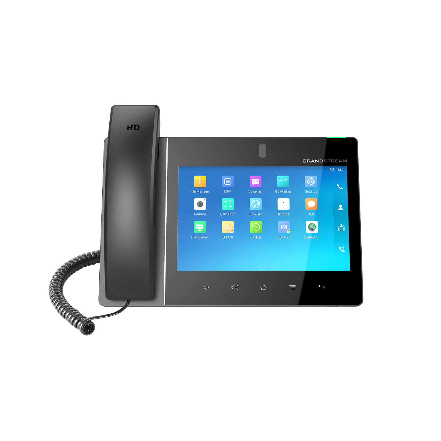 Grandstream GXV3380 - IP видеотелефон. 16 SIP аккаунтов, 16 линий, 8" (1280×800) мультитач экран, PoE, (1GbE)Gigabit Ethernet, Wi-Fi, Bluetooth